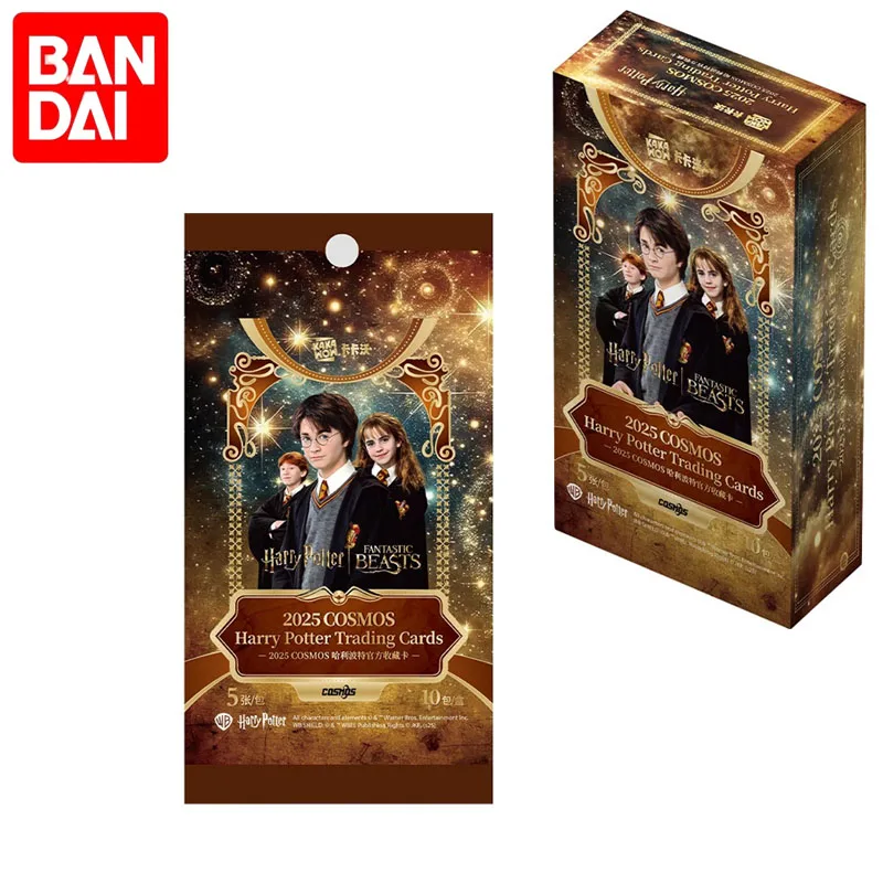 

Оригинальные коллекционные карточки Bandai K Brugow, официальный бренд, новинка 2025 года, COSMOS Harry Potter, коллекционная карта, подарок ребенку