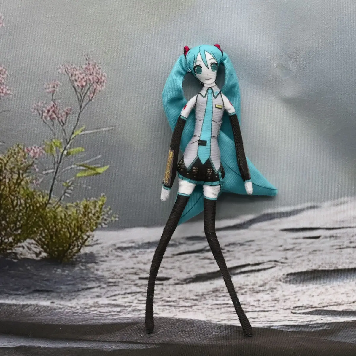 Anime h-miku boneca de pelúcia com fio poseable esqueleto ação bonecas engraçadas acessórios fofos anime presentes de pelúcia