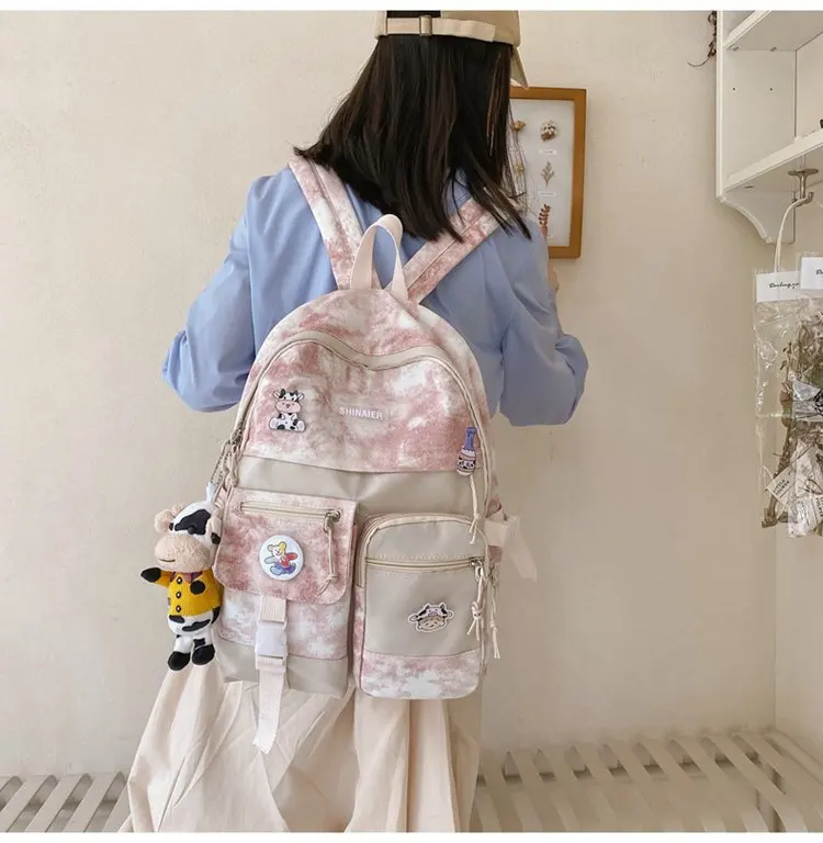 Mochilas De Estudante Kawaii para Mulheres, Grande Capacidade, Mochilas Para Laptop, Moda, Bonito Mochila De Estudante Primário, Mochilas Para Meninas Adolescentes