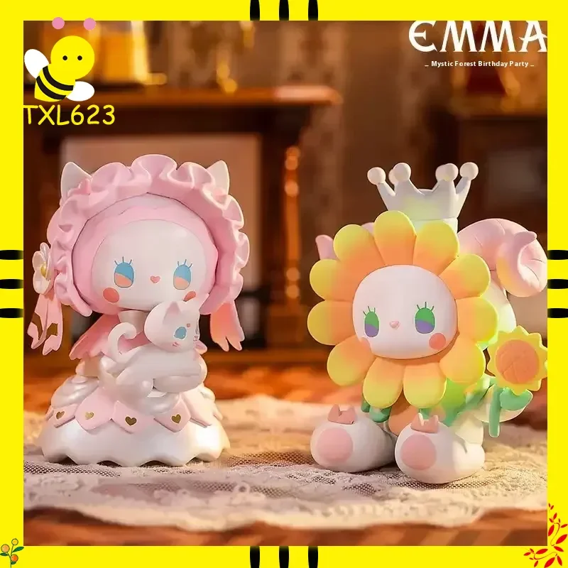 صندوق أعمى من سلسلة إيما سيكريت فورست - زخرفة مكتب لطيفة على شكل شخصية الحركة للفتيات هدية غامضة مفاجئة