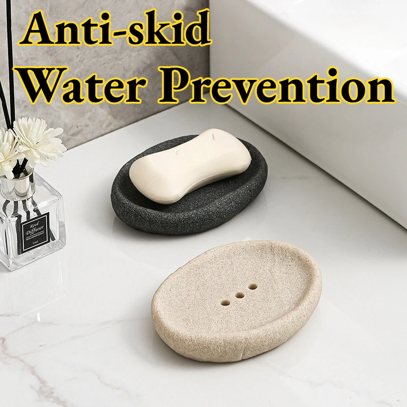 

Soap Box Resin Sand Gravel Drain Household Toilet Storage Shelf Simple Durable Modern Thickened Anti-stagnant Water Anti-soaking
