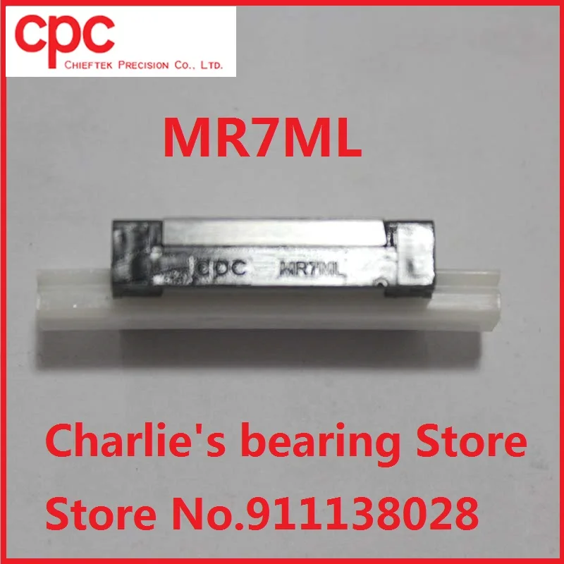 1pc 100% brand new taiwan original genuine CPC miniature linear guide block MR7ML