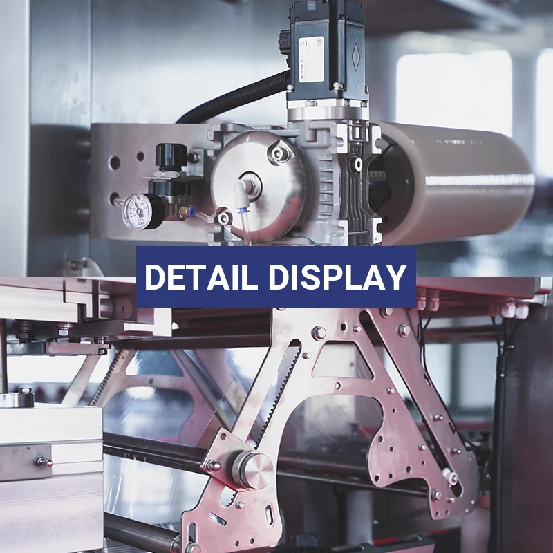 LINPACK EU Standard Full Automatic Map Tray Sealer Modified Atmosphere Frozen Beef Meat Tray Sealing Packing Machine With Vacuum