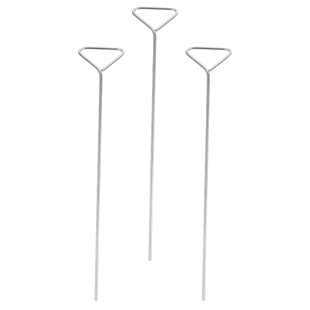 

3Pcs Stainless Steel Triangle Cell Spreading Bars Precision Laboratory Petri Dish Scraper Wide Spreader Tools Coating Rod