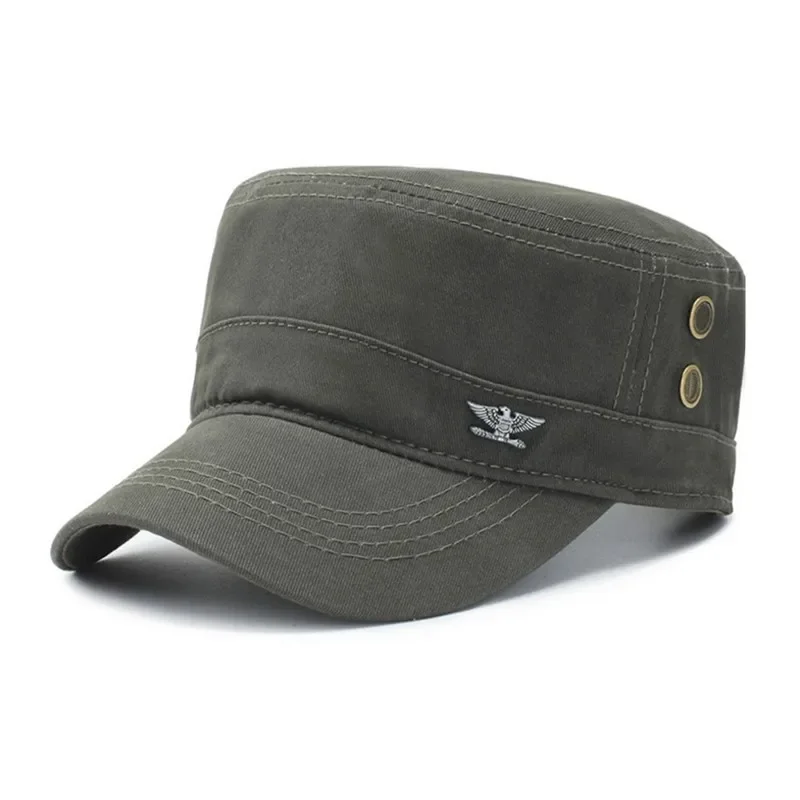 

Men's Flat Cap Fashion Cotton Military Hats Gorras Hombre Navy Cap For Men Snapback Cap Casquette Homme Male Sports Cap