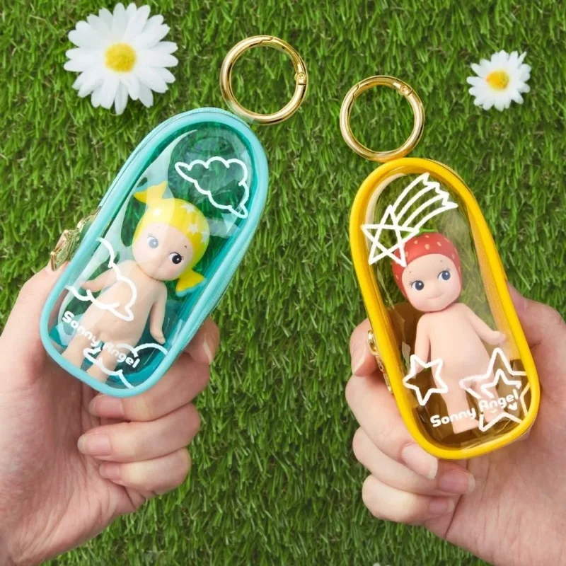 

Sonny Angel My Bestie Case Collectible Figure Carrier Portable Mini Bag Clear Storage Dustproof Display Case Birthday Gift