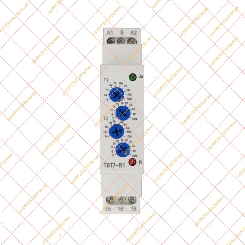 2022 New Asymmetric On-Off Time Delay Relay 16A 12V-240V AC/DC Auto Repeat Cycle Timer Module Replacement for Industrial Control