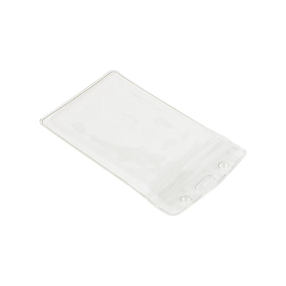 Porte-badge de carte d\'identité en plastique PVC transparent, porte-cartes bancaires d\'exposition, fournitures scolaires et de bureau, 10 pièces/lot
