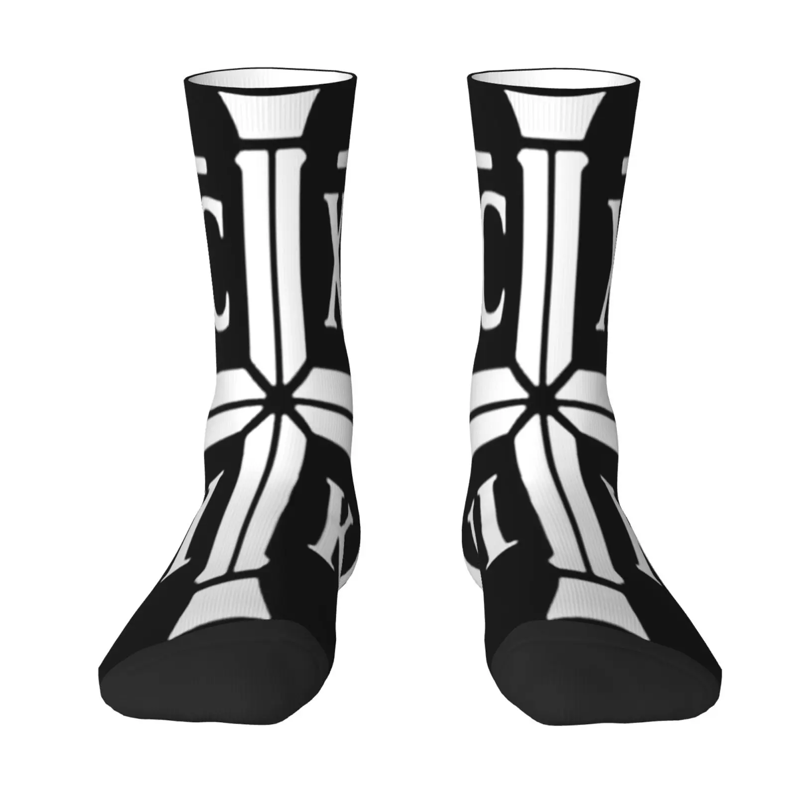 

Orthodox Christianity IC XC NI KA Pattern Fashion Polyester Mid Calf Socks All Seasons Elastic Breathable Non Slip Daily Wear