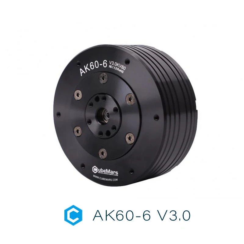 AK60-6 V3.0 KV80 T-MOTOR Verbesserte Ausrüstung und Treiber, ideal für Fußroboter, Exoskelettroboter und AGV