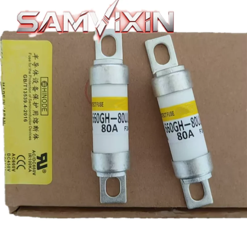 660GH-80ULTC (1piece) 660GH-80 660GH  80A 660V Fast Semiconductor Fuse, Original In Stock
