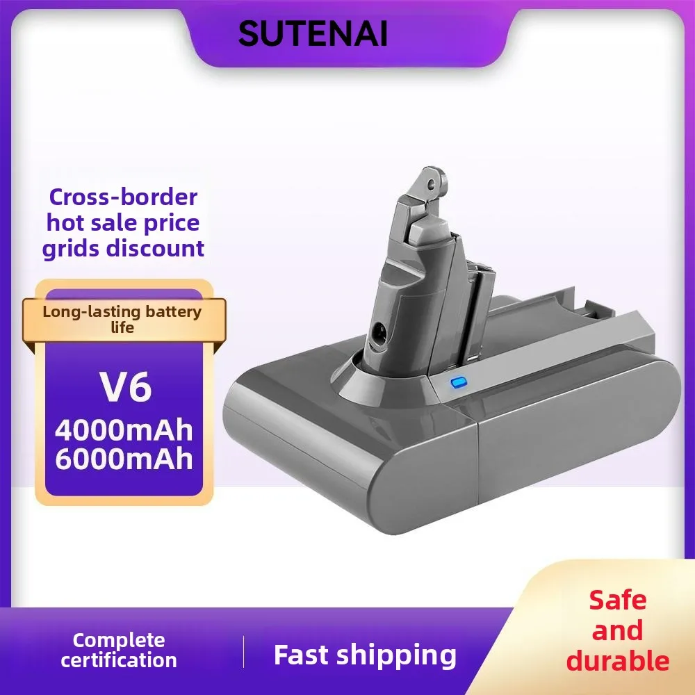Литий-ионный аккумулятор 21,6 В, 9800 мАч для Dyson V6 DC58 DC59 DC62 DC74 SV09 SV07 SV03 965874-02, аккумулятор для пылесоса L3 Литий-ионный аккумулятор 21,6 В, 9800 мАч для Dyson V6 DC58 DC59 DC62 DC74 SV09 SV07 SV03 965874-02, аккумулятор для пылесоса L3