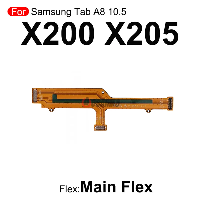 For Samsung Galaxy Tab A8 10.5 X200 SM-X205 LCD Display Connect Main Motherboard Power Volume Buttons Flex Cable Repair Part