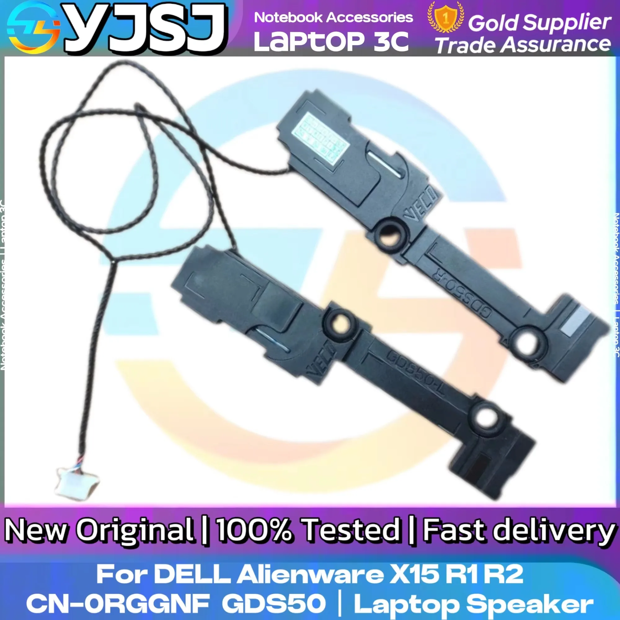 New Original Laptop Notebook Audio Speaker FOR Dell Alienware X15 R1 X15 R2 built-in speaker horn audio  0RGGNF CN-0RGGNF