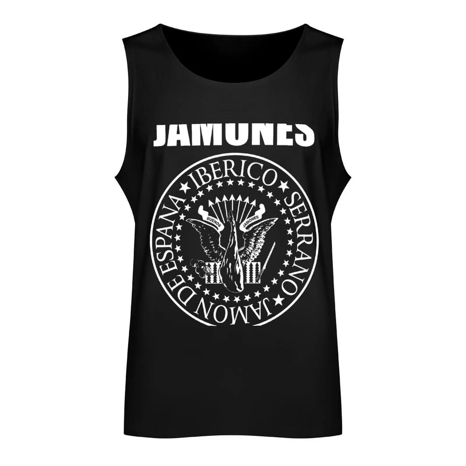 Buenos Jamones Tank Top Fitness men clothing sleeveless Men's gym sleeveless shirt man