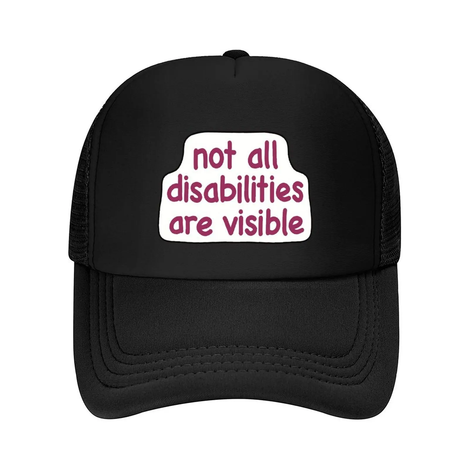 

Not all disabilities are visible Baseball Cap Mountaineering New In The Hat fishing hat Funny hats Men Hats Women's