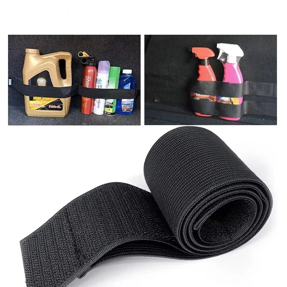Nylon Car Trunk Organizer Strap Detachable Firm Fixing Magic Tape Fixing Belt Space Saving Easy Installation Auto Fixing Strap