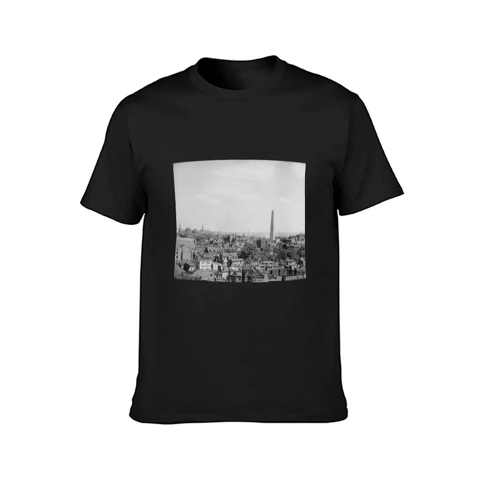 Vintage Photograph of Charlestown Massachusetts T-Shirt plus size tops tees blacks slim fit t shirts for men