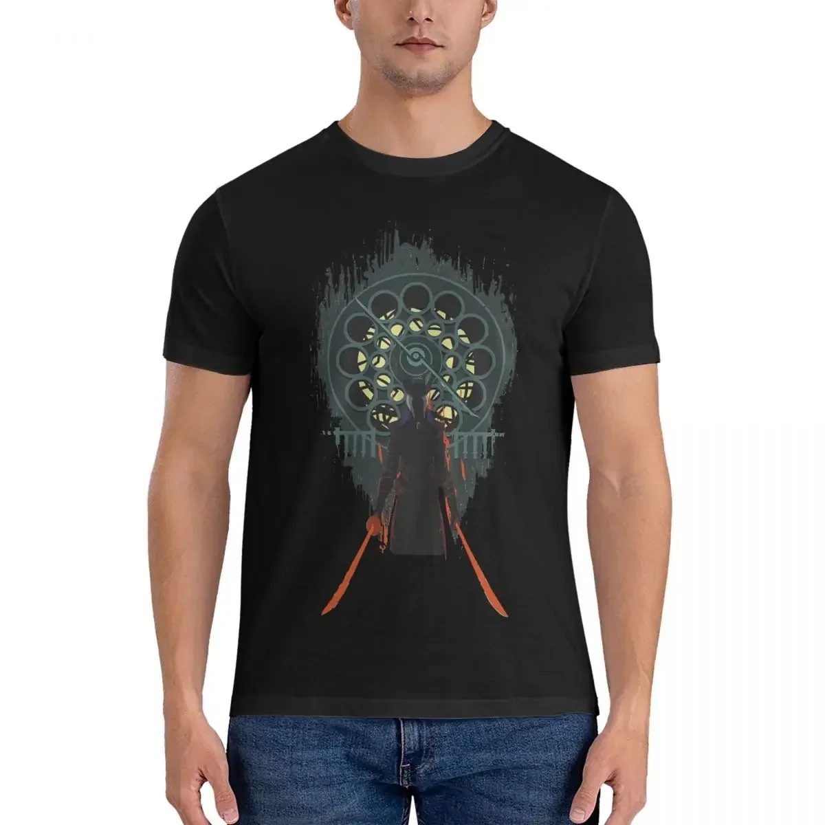 Novelty Game Lady Maria Of The Astral Clocktower T-Shirts Men O Neck 100% Cotton T Shirt Bloodborne Short Sleeve Tee Shirt