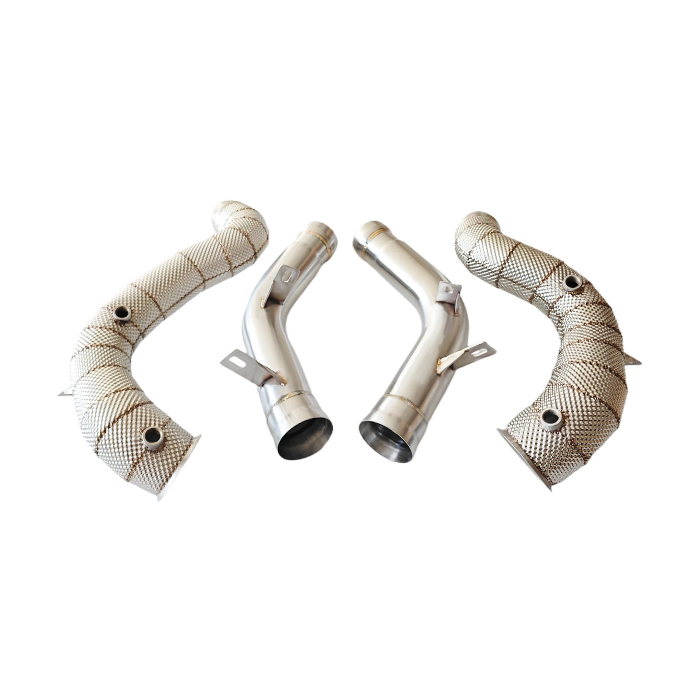 

AKS Heatshield Downpipe For Mercedes-Benz W213 E63 AMG M178 4.0T Downpipe