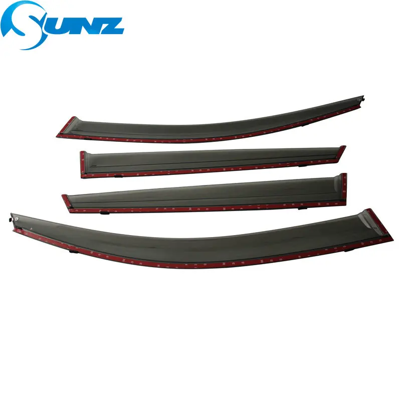 Window Deflectors For Hyundai Mistra 2021 2022 Car Waterproof Decorative Strip Sun Visor Modified Window Rain Eyebrow Decoration image 5