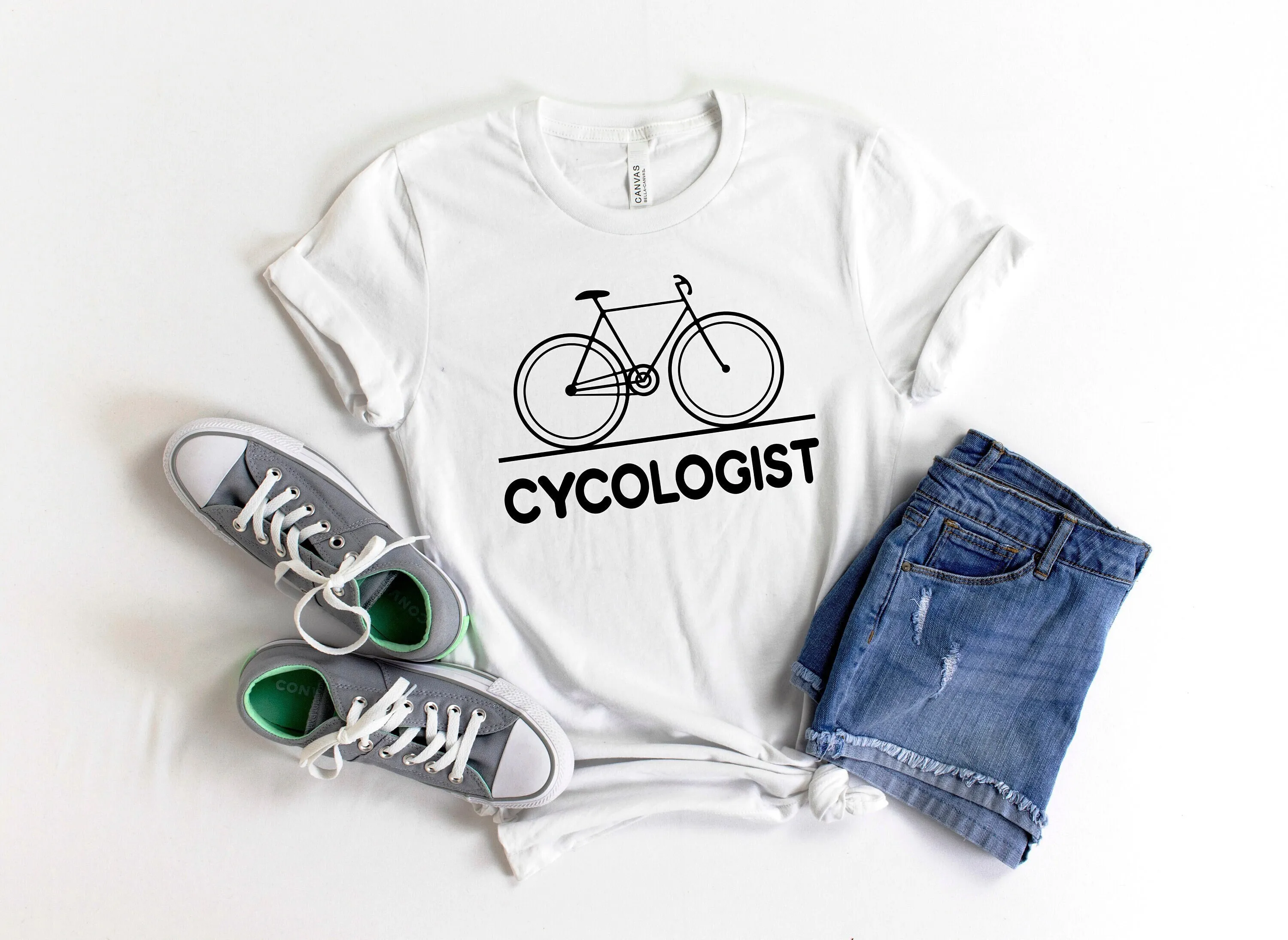 Bicycle Bike T Shirt Cycologist Cycling Biking