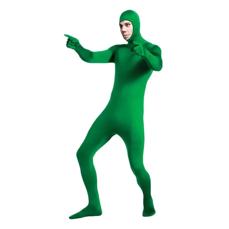 Costume Invisible Disparaissant pour Homme et Femme, Vêtements Blancs et Noirs pour Garçons et Bol, Plusieurs Couleurs, Cosplay, Accessoires de Scène pour ixd'Halloween