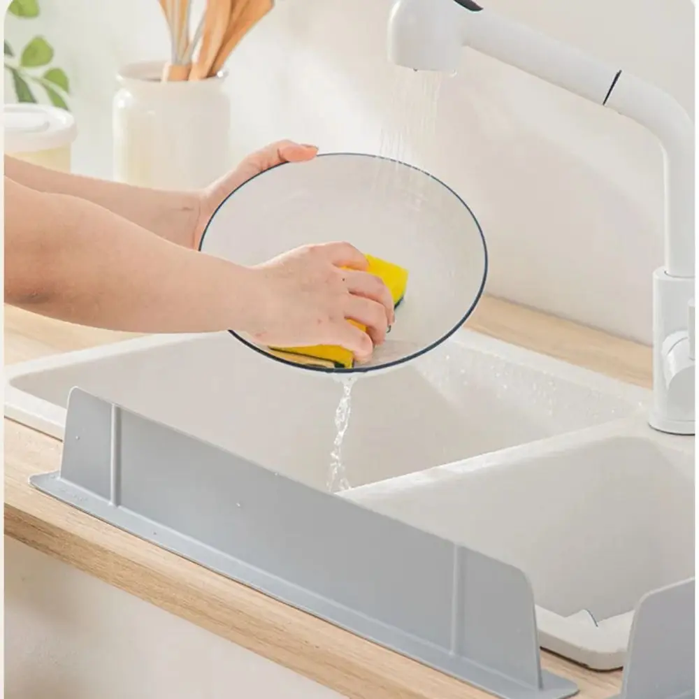 

Водяная пластина с защитой от брызг и брызг, расширенная защита от брызг раковины, силиконовая защита от брызг для раковины, маслостойкая, водонепроницаемая
