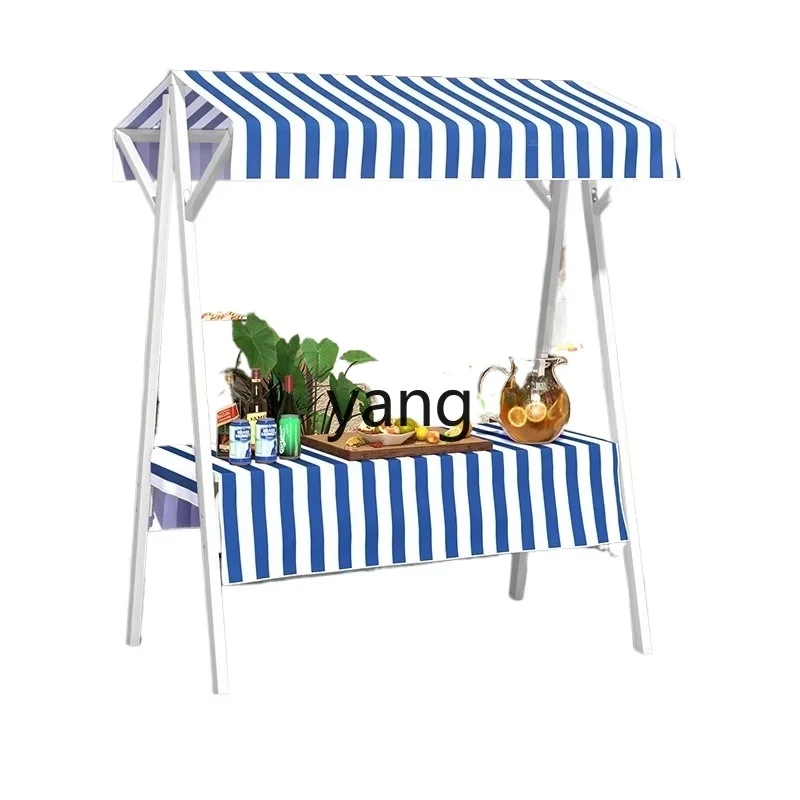 

YJQ mobile foldable stall custom outdoor shed stall float night market market shelf