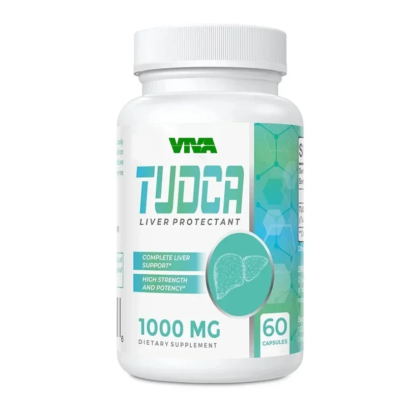 

TUDCA Bile Salt Liver Support Supplement 1000mg 60 Vegetarian Capsulesfor Detoxification and Cleansing Gelatin Free