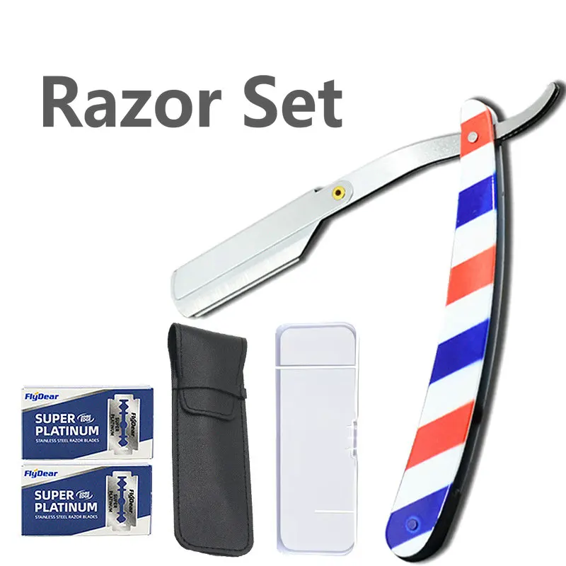 Stylista włosów Maszynka do golenia dla mężczyzn Nóż ze stali nierdzewnej Uchwyt do golenia brody Specjalne narzędzia kosmetyczne