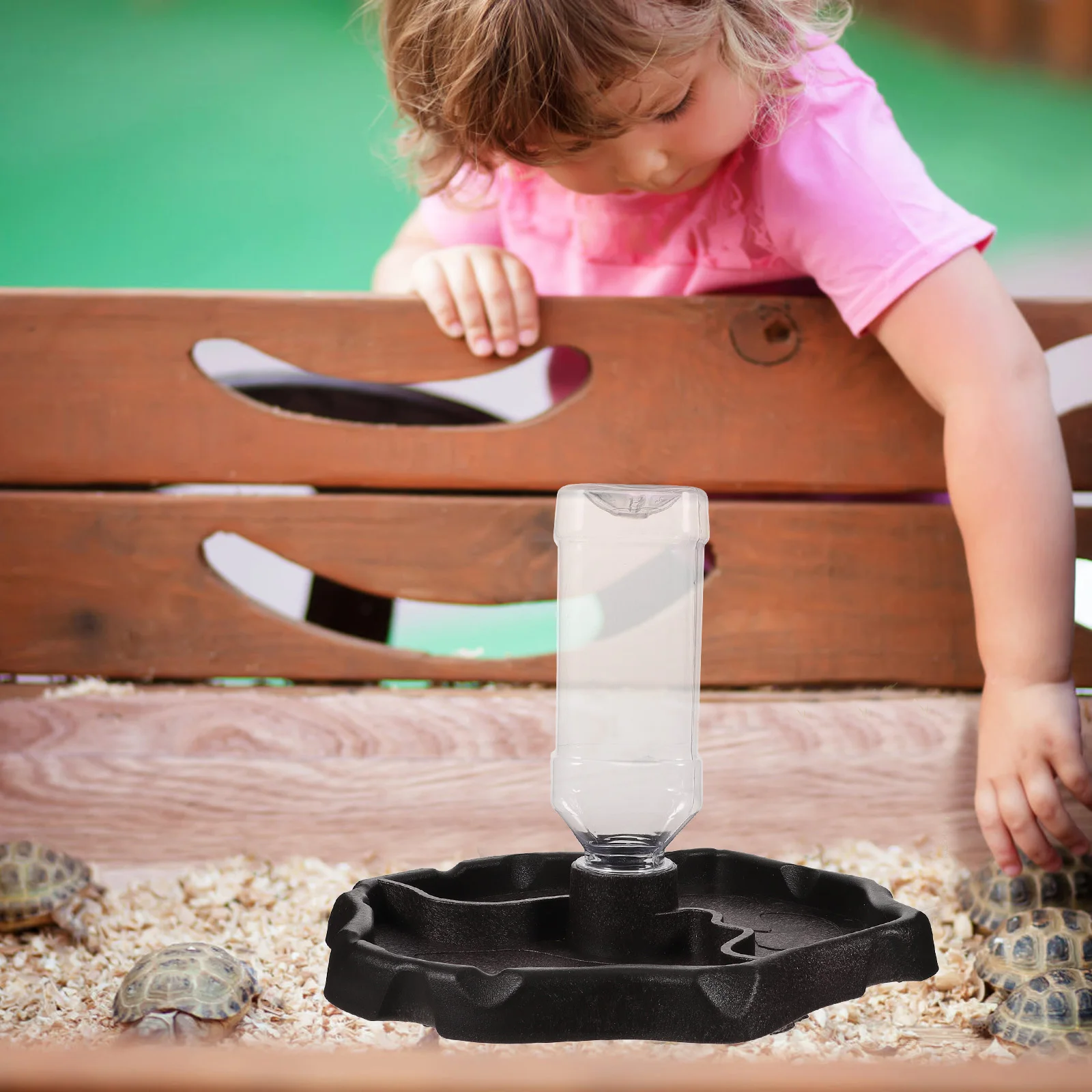 

Automatic Pet Feeder Water Bowls for Lizard Reptile Small Animals Food Turtle ABS Durable Terrarium Dish Container