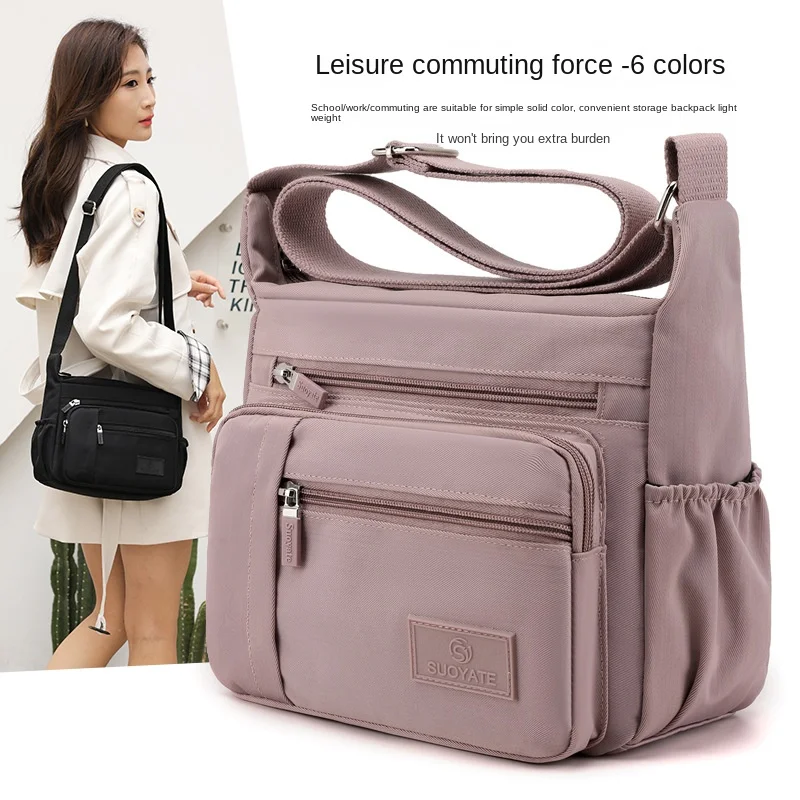 2024 New Fashion Shoulder Crossbody Bag for Women Messenger Bags Waterproof Nylon Ladies Handbags shoulder bag bolso mujer сумки