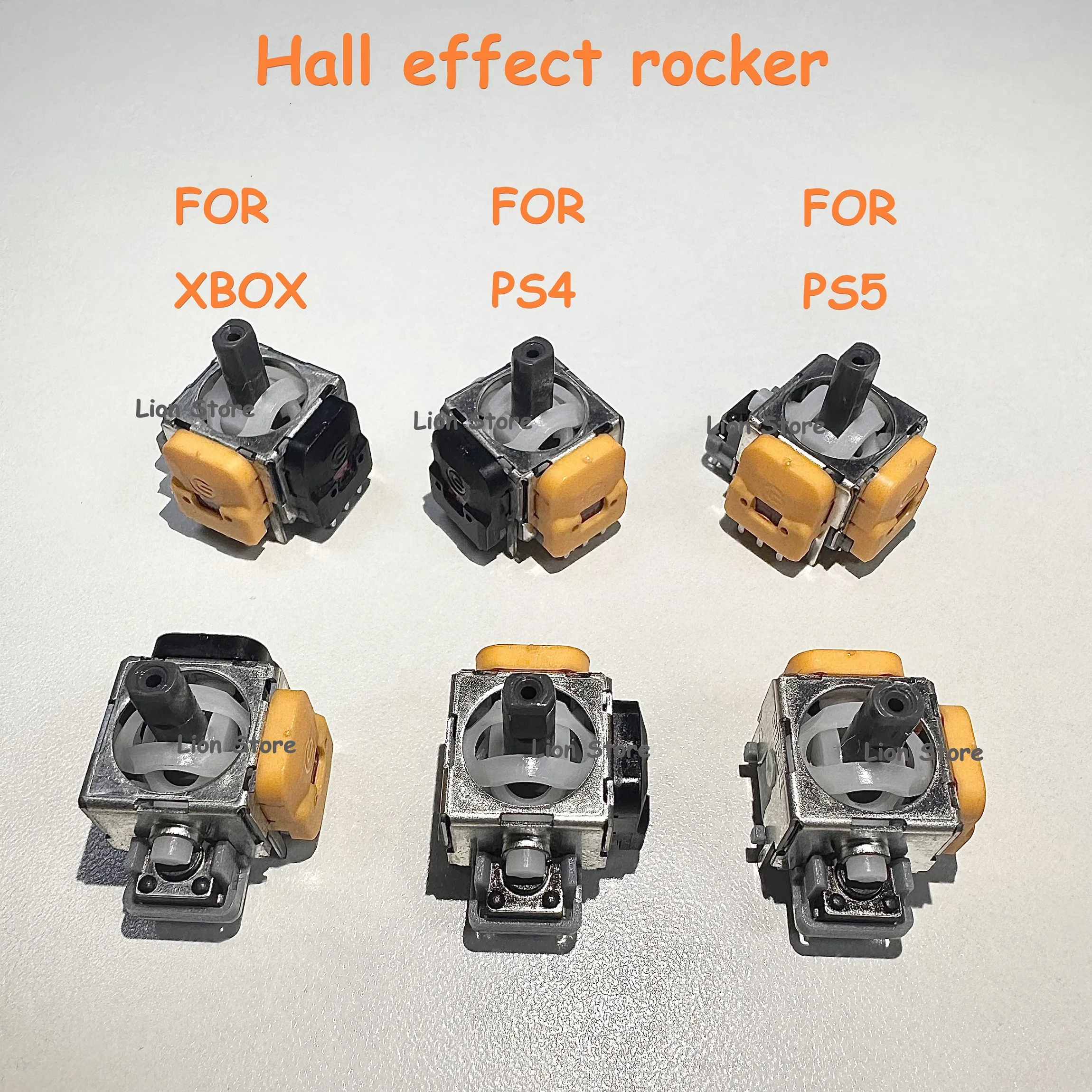 10-100pcs Gaming Handle Hall effect rocker FOR PS4 PS5 XBOX SWITCH PRO New optimized version 10 Million Life No Drift no-latency