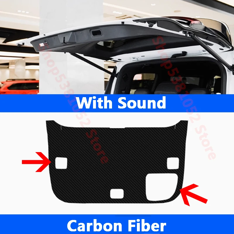 

For Toyota Alphard 40 Series 2024 2025 Car Trunk Tailgate Protective Mat Anti-Kick Decorative Liner Interior Durable Accessories