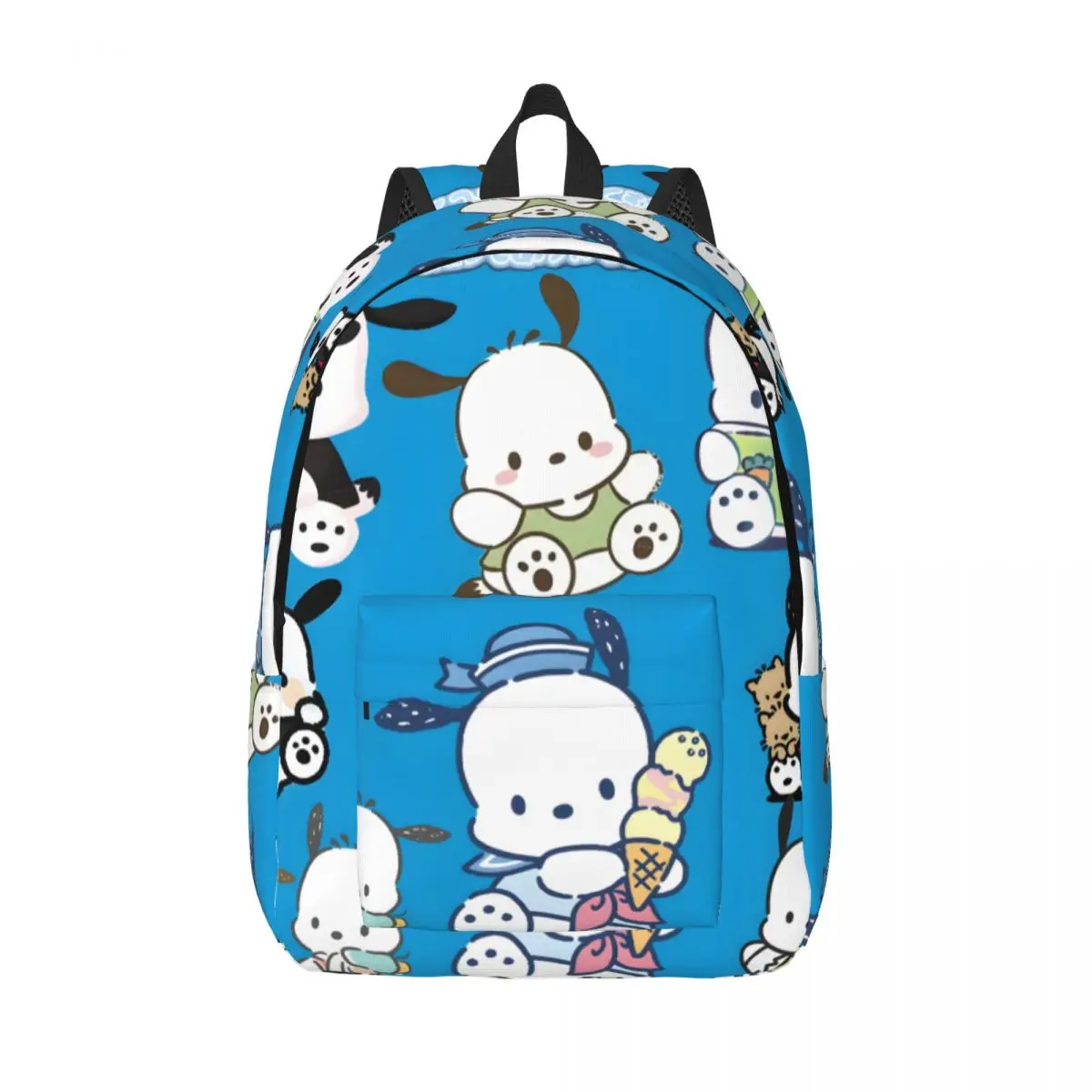 For Gifts Pochacco Multi Compartment Daypack Sanrio Adjustable Strap For Women Kid Schoolbag Hiking