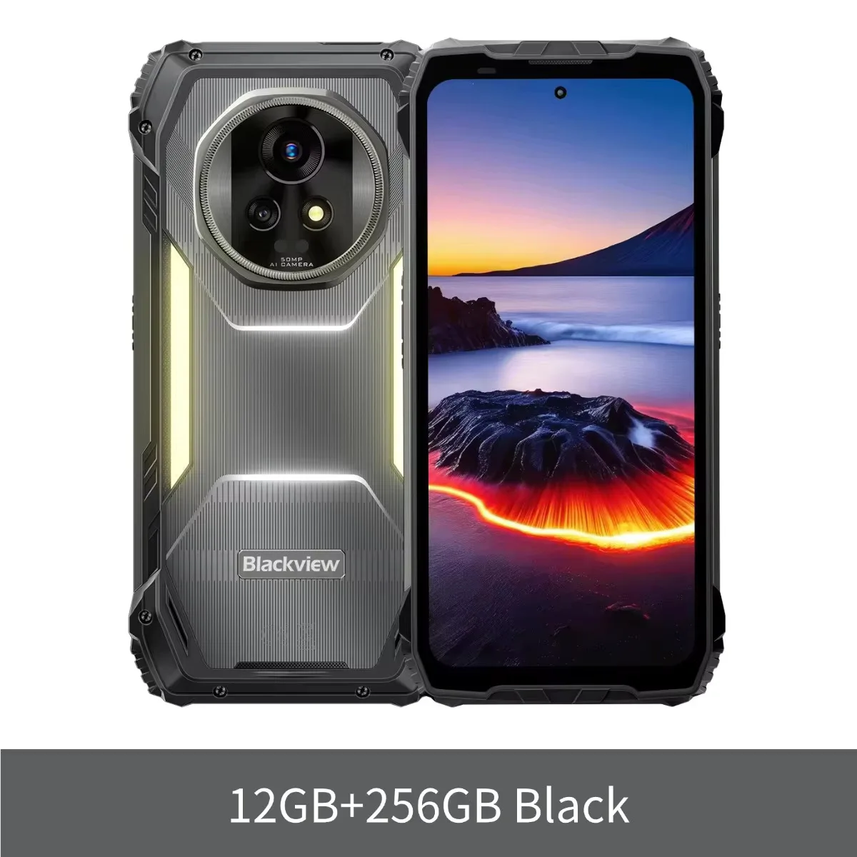 Blackview XPLORE 2 Projector 5G AI Rugged Smartphone, 6.73