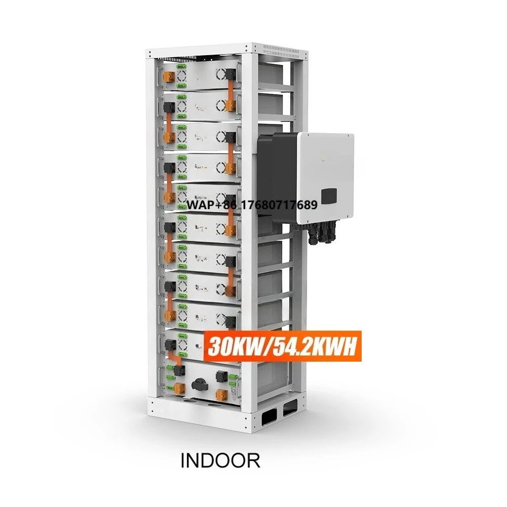 China Factory Price 30Kw Solar Energy Storage System Hybrid System 30Kw With Solar Panels Inverters Battery and All Accessories