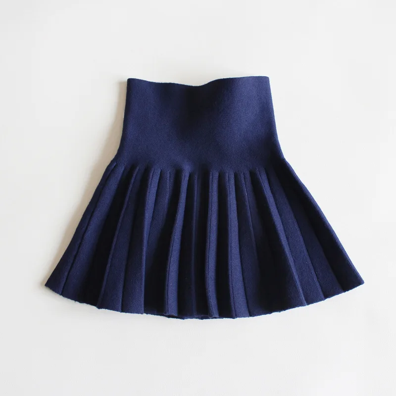 New Delivery Children Fashion Solid Skirt Kids Clothes Girl Dress Autumn Winter Spring Students 110-170 2-18 Year Fashion