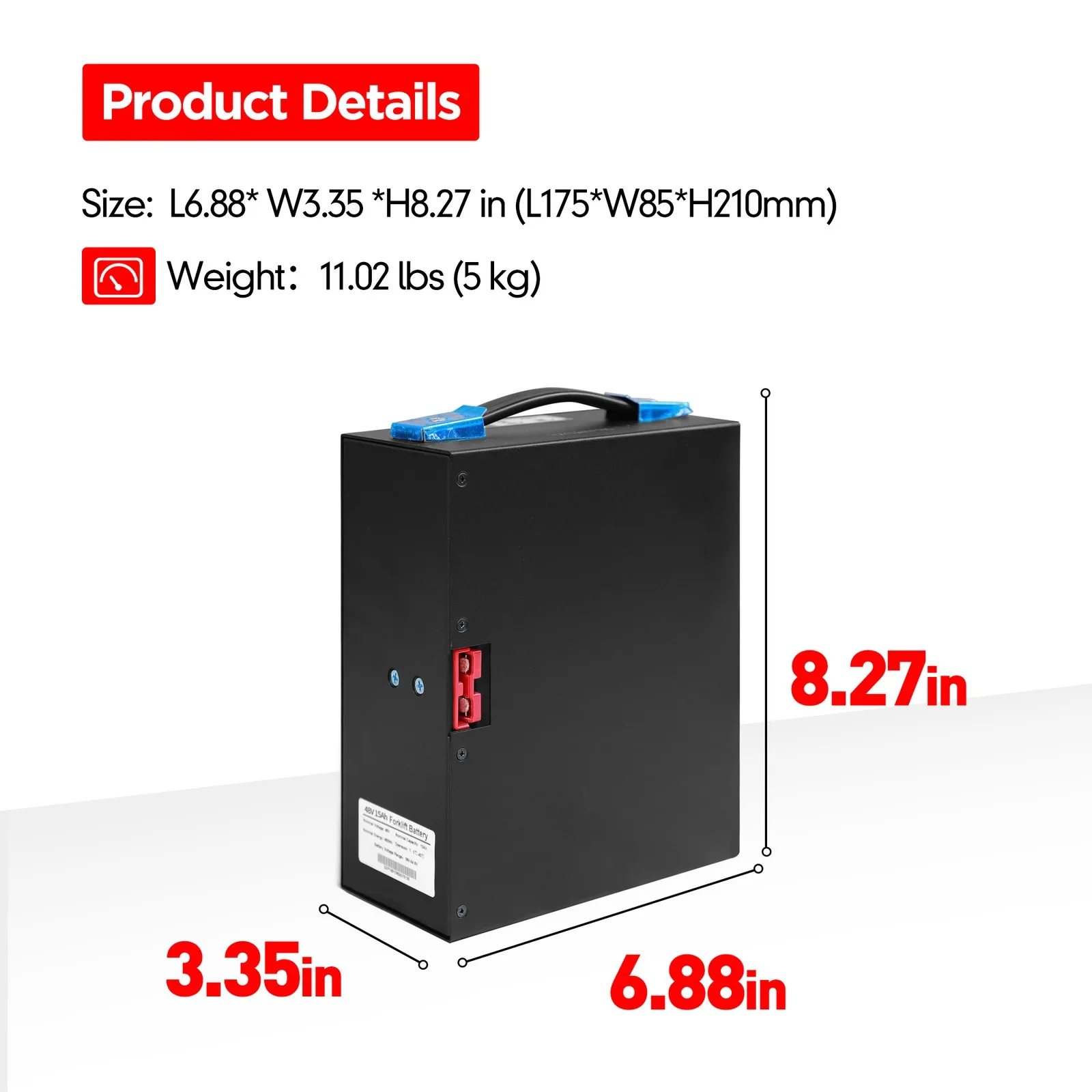 بطارية ليثيوم 48 فولت 15 أمبير في الساعة لشاحنة البليت الكهربائية جاك ELF EPT44H، EPT20H، EPT33H، EPT15H، EPT40H، PPT40H، PPT44H #4