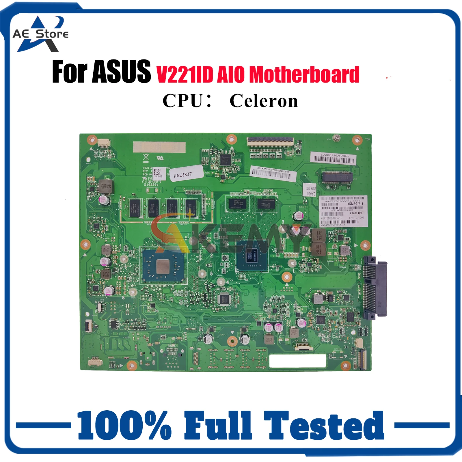

Материнская плата V221ID для ASUS Vivo AiO V221I V221ID V221IC, материнская плата с процессором Celeron, 100% тестирование, ОК, быстрая доставка, высокое качество