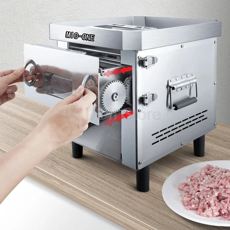 

Commercial/Home Electric Meat Slicer Automatic Slicer Multifunctional Stainless Shred Slicer Cutter Meat Grinder Machine