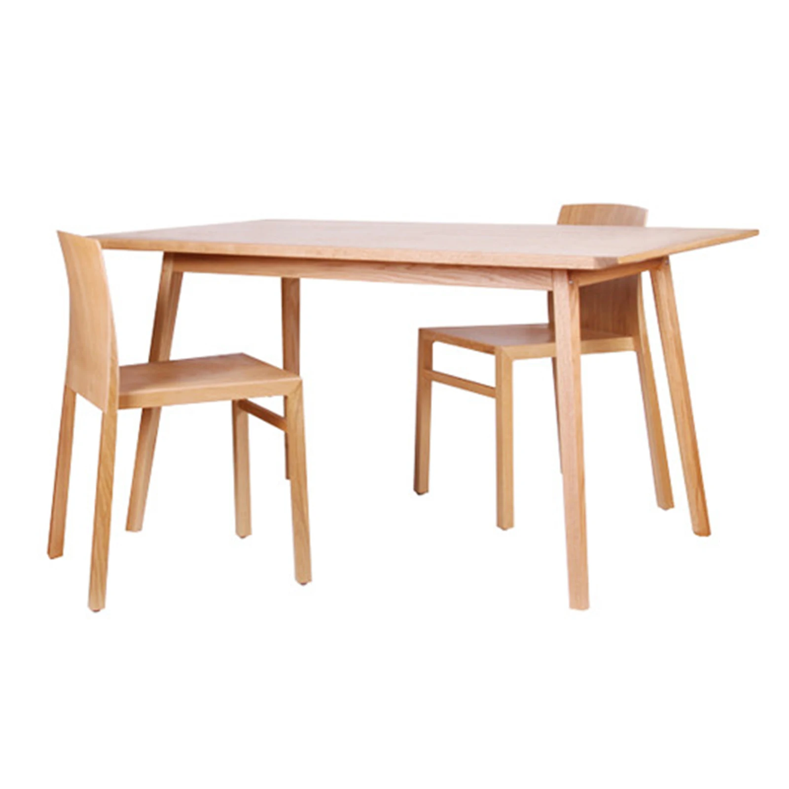 

Modern outdoor dining table and Chiars set 6 8-seat rectangular wooden dining table furniture