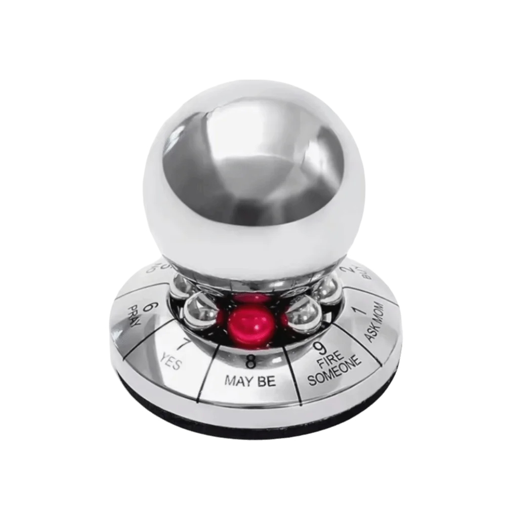 Metal Alloy Prediction Decision Ball Rotating Zinc Alloy Rotating Gyroscope Ornament Finger Rotator Zinc Alloy Lucky Ball
