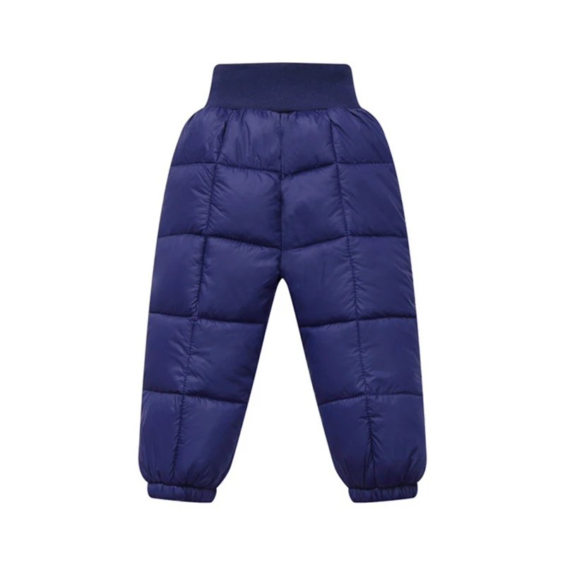 

От 1 до 8 лет для девочек и мальчиков, осенне-зимние хлопковые штаны с высокой талией, толстые теплые штаны, детские однотонные спортивные брюки
