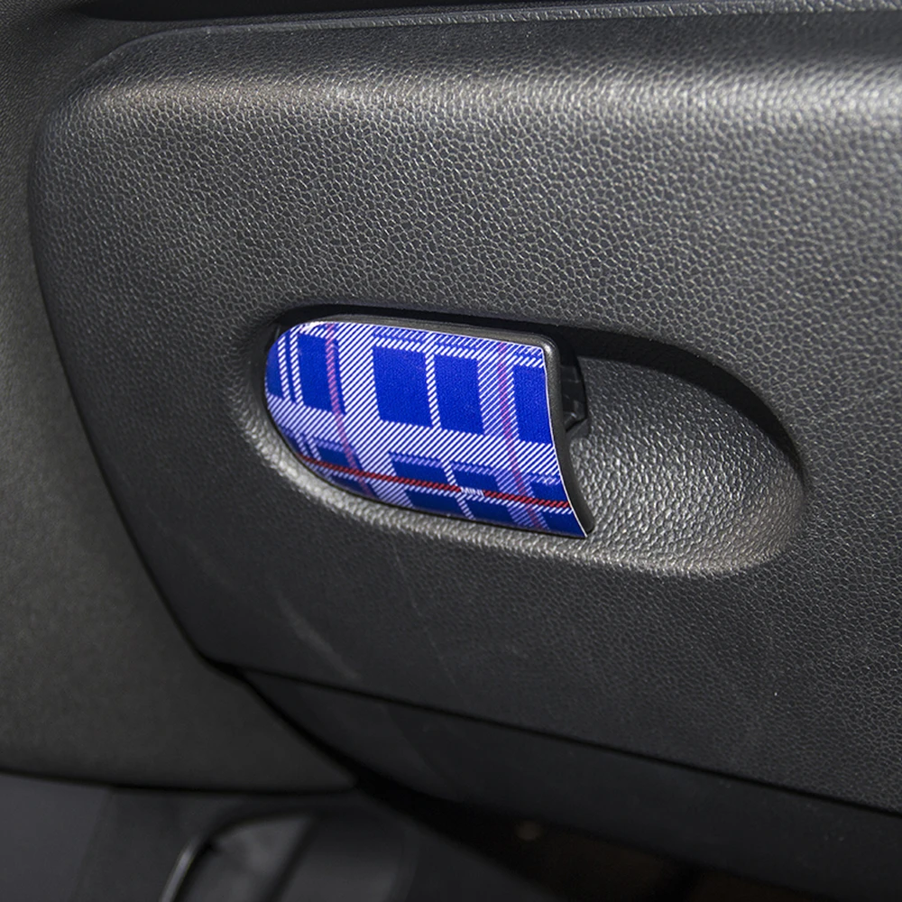 Car Union Jack Glove Box Handle Sticker for Mini Cooper JCW F55 F56 Storage Box Clasp Hand Cover Auto Styling Accessories