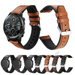 22mm 20mm Silicone Leather Band For Huawei Watch GT 3 2 GT3 GT2 Pro Wrist Strap Bracelet For Honor Magic 1 2 42mm 46mm Correa