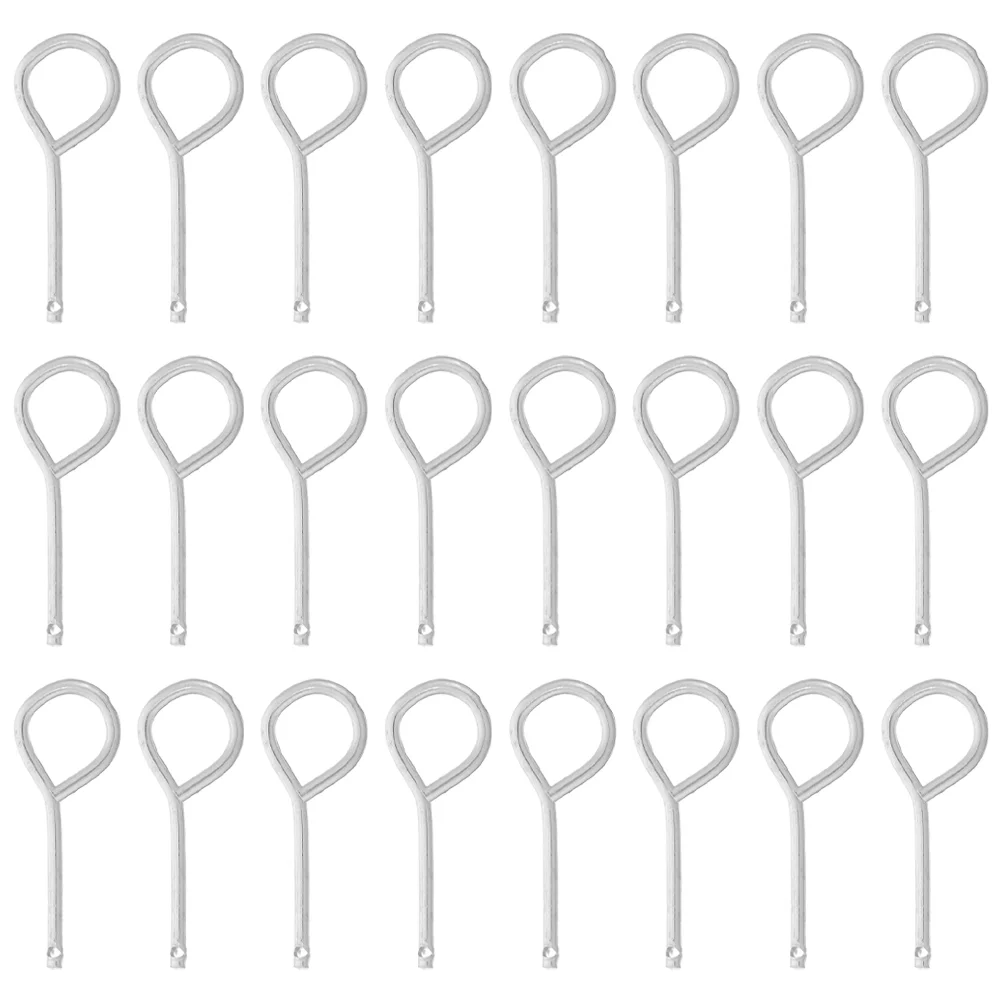 100 Pcs Fire Extinguisher Repair Kit Latch Lock Pins For Extinguishers Accessory Silver Replacement