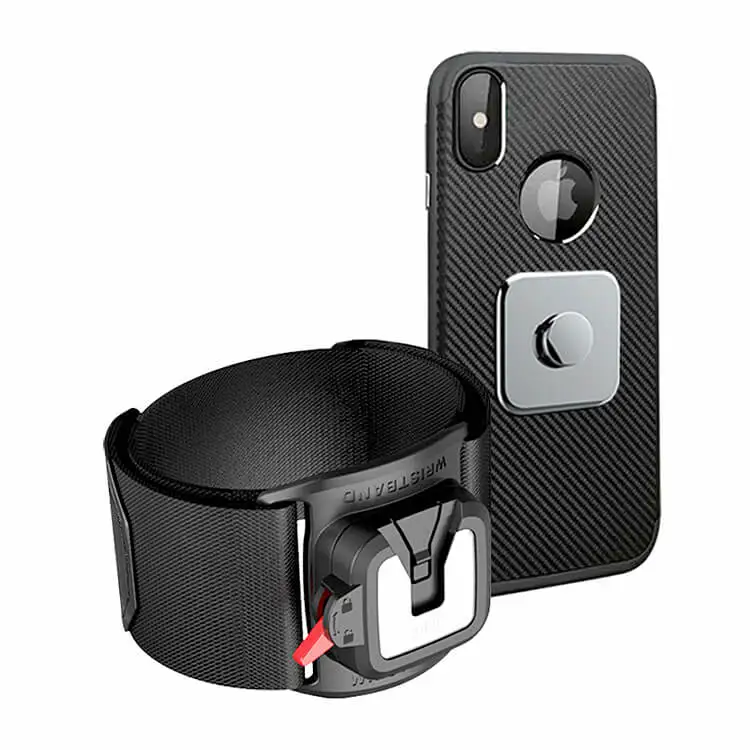 

Wristband Phone Holder 360 Rotatable Universal Sports Wristband For Smartphones Detachable Running Armband For Hiking Biking