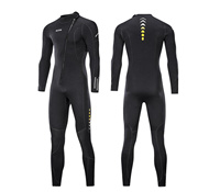 Front Zipper 3MM Neoprene One Piece Wetsuit Men Women Diving Suit Scuba Spearfishing Snorkeling Surfing Winter Thermal Swimsuit